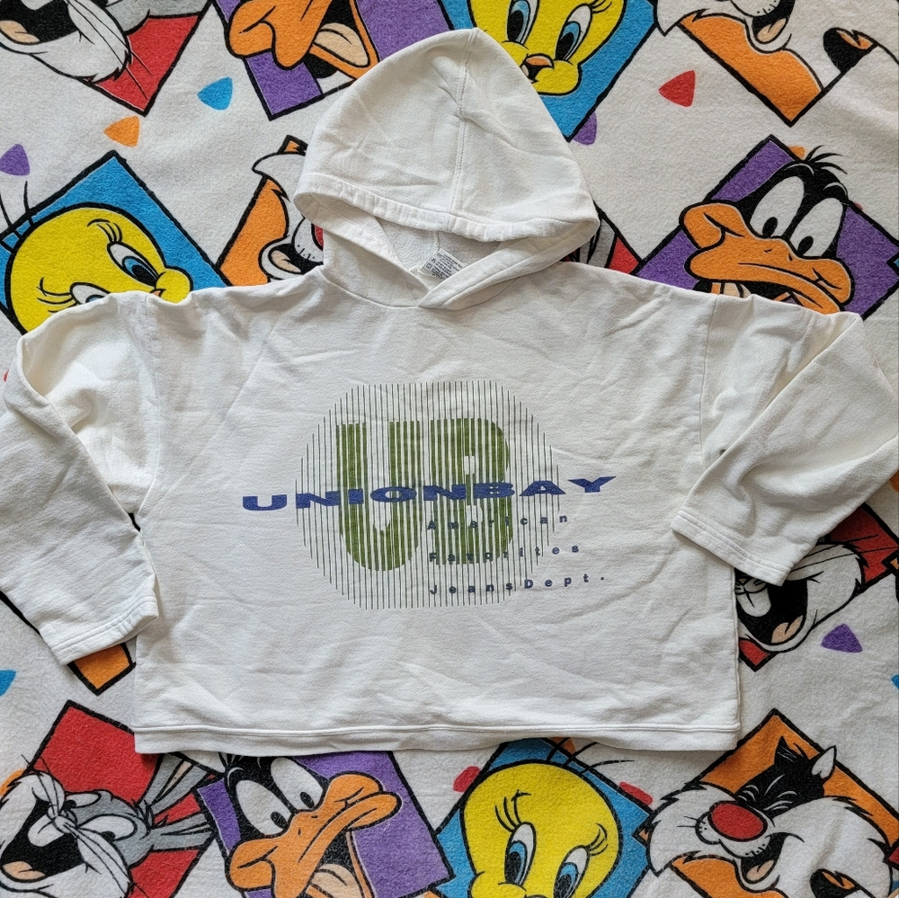 Vintage Unuone Bay Crop Hoodie
